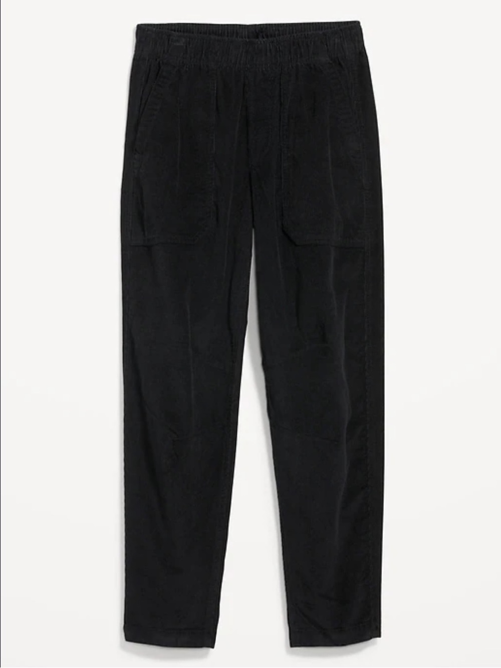 Old Navy Women's Black High-Waisted Pulla Utility Casual Pants Corduroy XL